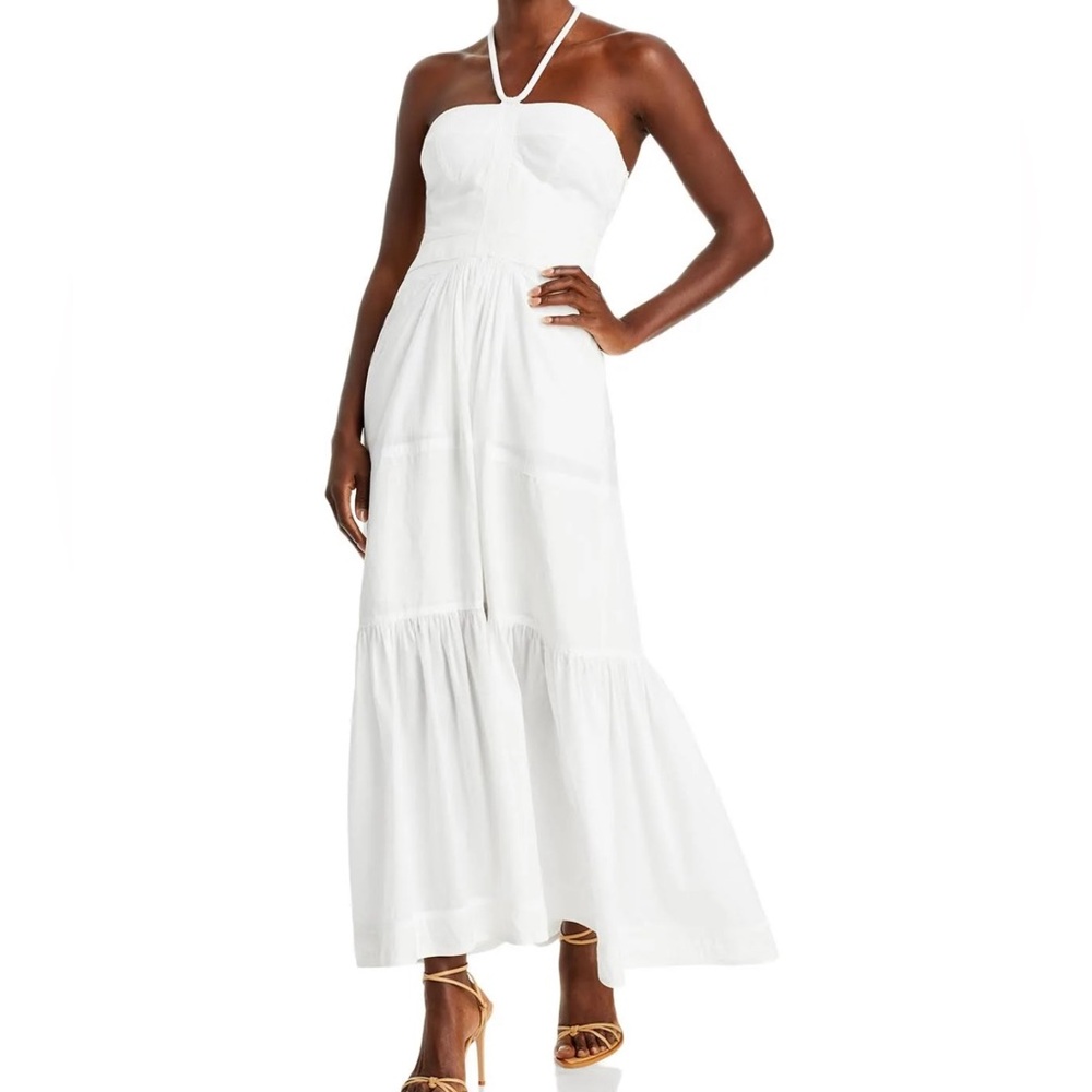 ALC Adelle halter dress size 4 cream NWT